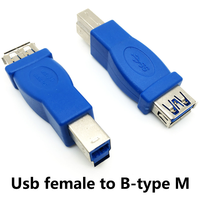 1 stücke 90 Grad Abgewinkelt USB 3.0 Männlichen zu Weiblichen Usb 3.0 Drucker adpater umwandlung kopf starten stecker Typ-c usb m/F micro-b stecker: YELLOW