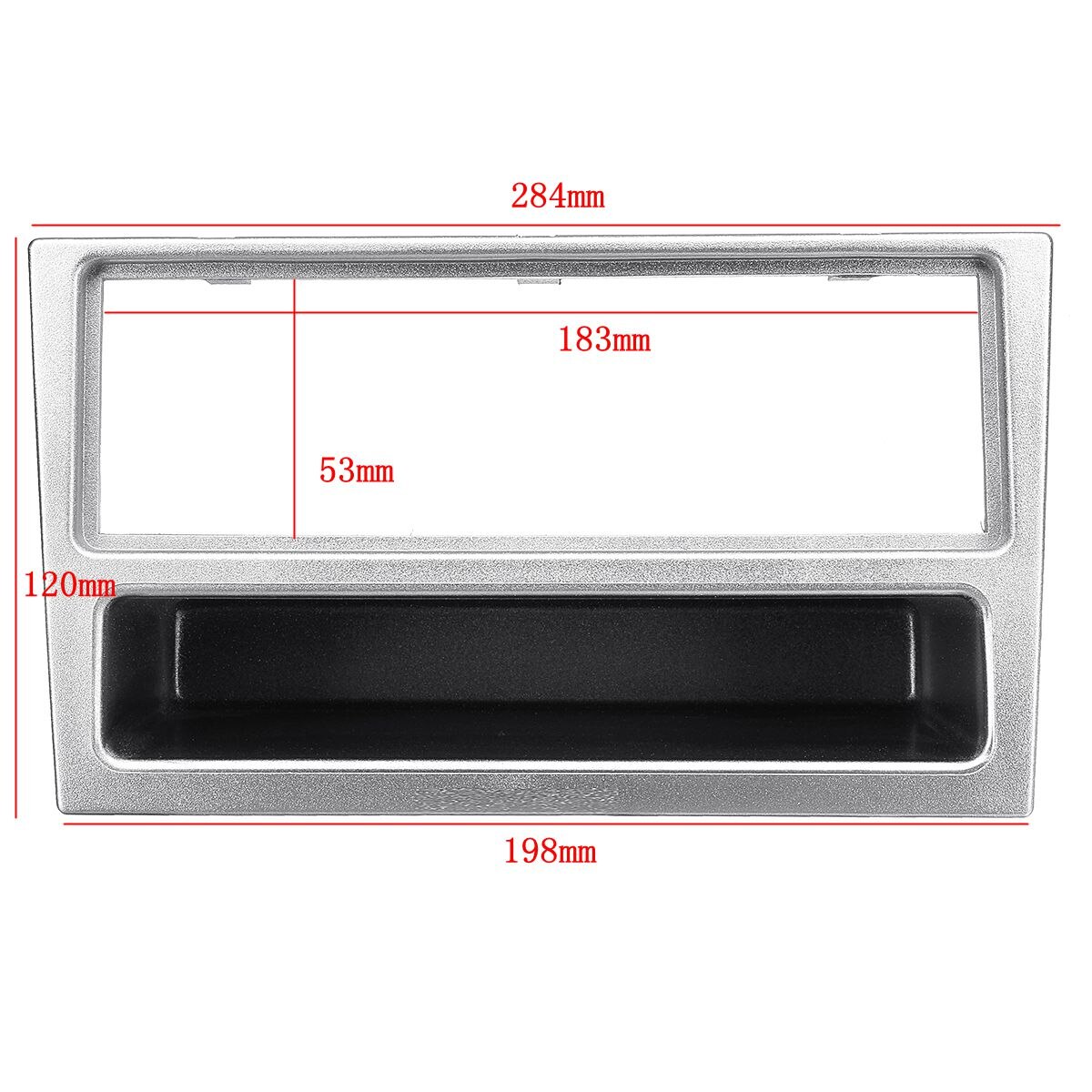 1 din bilstereo radio dvd-afspiller fascia panelpladeramme til opel agila tigra astra til corsa til omega til signum til vectra