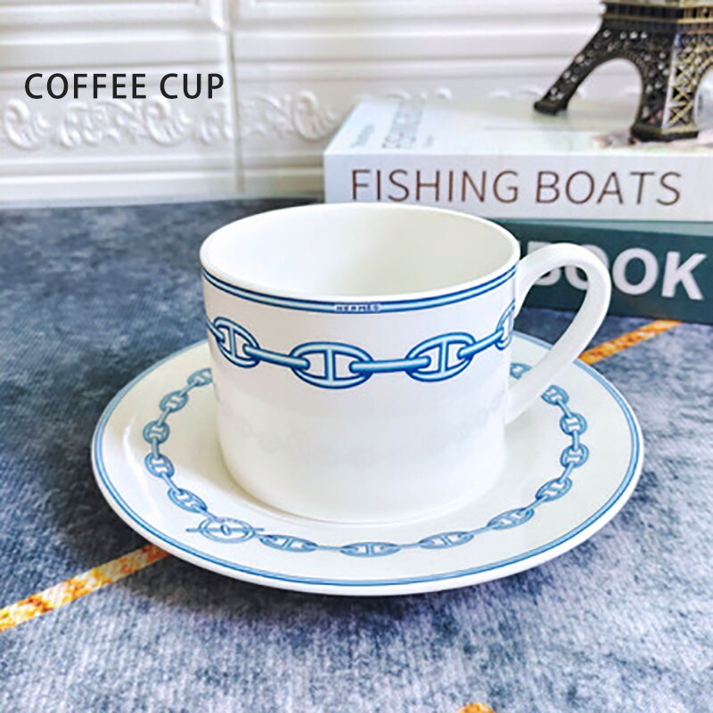 European Ceramic Western Dinner Plate Set Of 4 Pieces 10Inch Steak Plate Coffee Set Salad Tray Dinnerware Full Set Simple: coffee set