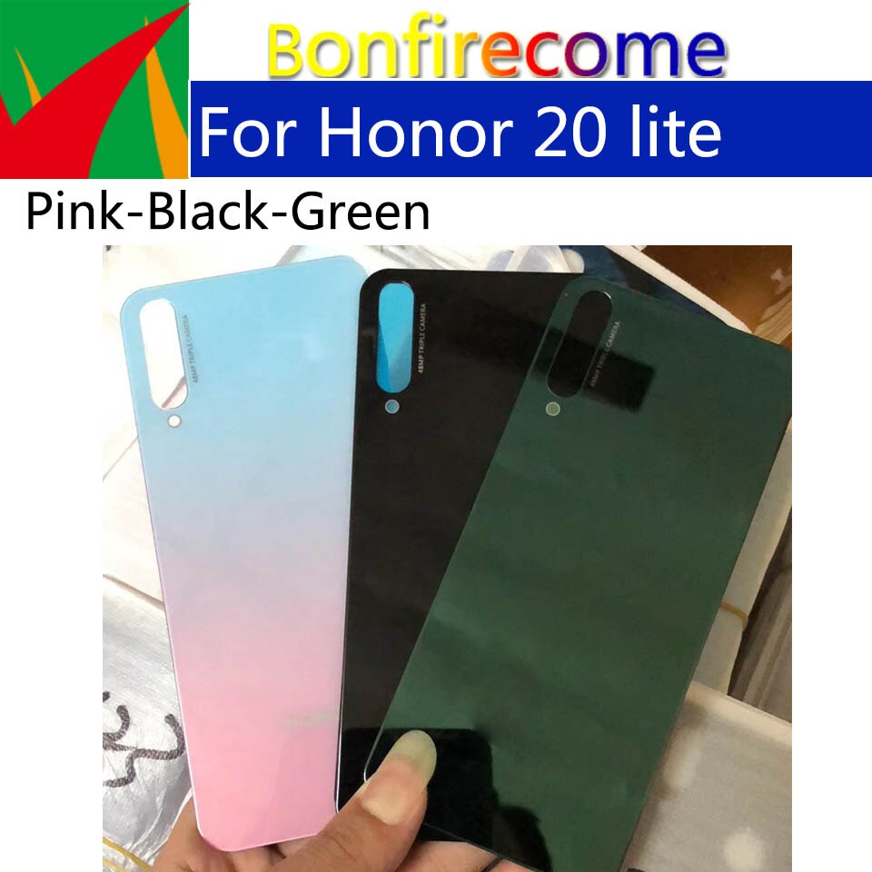 Battery Back Cover For Honor 20 Lite 20Lite HRY-LX1T Back Battery Door Rear Housing Cover Case Chassis Shell replacement
