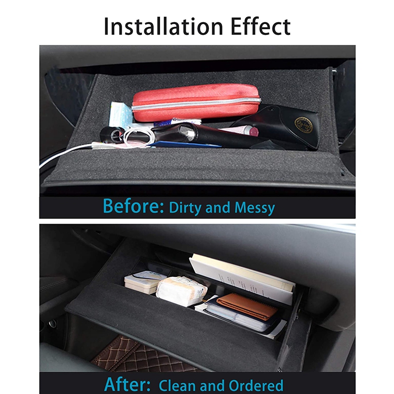 Car Glove Box Organizer Insert Sorting Partition for Toyota Alphard 30 AH30 Vellfire 16-19