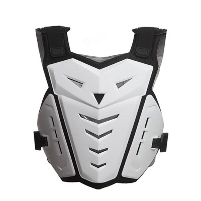 Motocross Body Armor Motorcycle Armadura Moto Motorbike Vest Off-Road Dirt Bike Armor Back Chest Protector,H-202: white