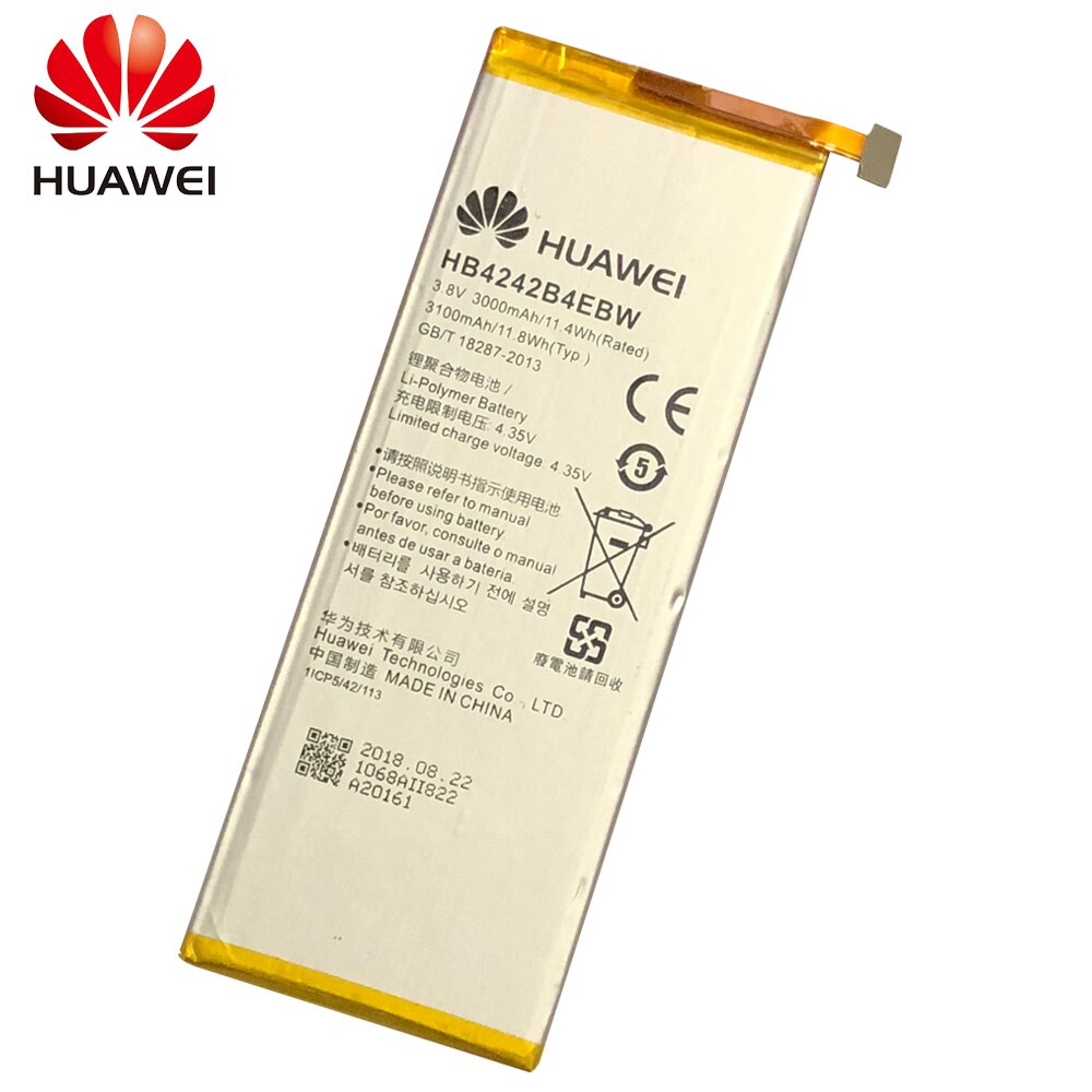 Originele HB4242B4EBW Batterij Voor Huawei Honor 4X Honor 6 Honor Che2-l11 H60-L01 H60-L02 H60-L11 H60-L04 HB4242B4EBW 3000 Mah