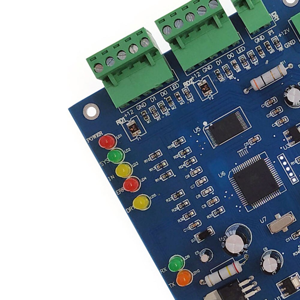 Wiegand controller,TCP IP einzel Tür Access Controller 20K Benutzer 100K Veranstaltungen, suport multi-zugang funktion, Feuer Alarm etc.sn:B01