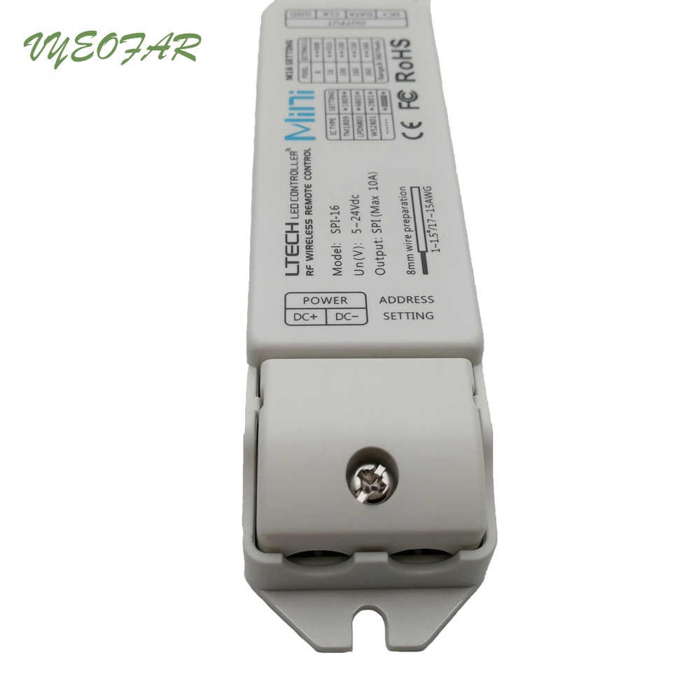 SPI-16+M16 LED SPI controller Dream Magic Pixel Controller RF Remote ws2812/2811/2801,TLS3001,LPD6803,9813 Driving IC