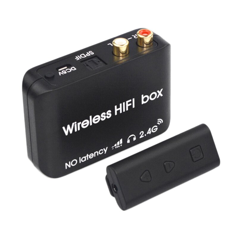 -2.4G Draadloze Hifi Box Zender Zender Digitale O Music Receiver Speaker Ondersteuning Computer Live-uitzending Tv