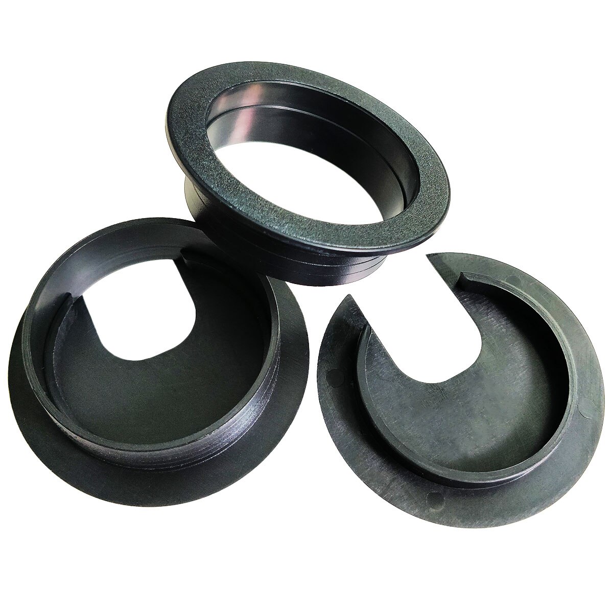 Cubierta de agujero de Cable ABS de , Pasacables de escritorio, cubiertas de orificio, ojales de plástico, tapa de mesa para organizador de cables