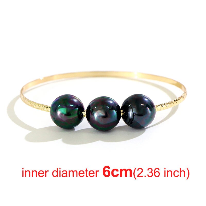 KOMI Inner Diameter 4-10CM Baby Adult Polynesian Hawaiian Jewelry Samoa Marshall Style Pearls Man Woman Bracelet Bangle K6501: Diameter 6CM GJZ3316