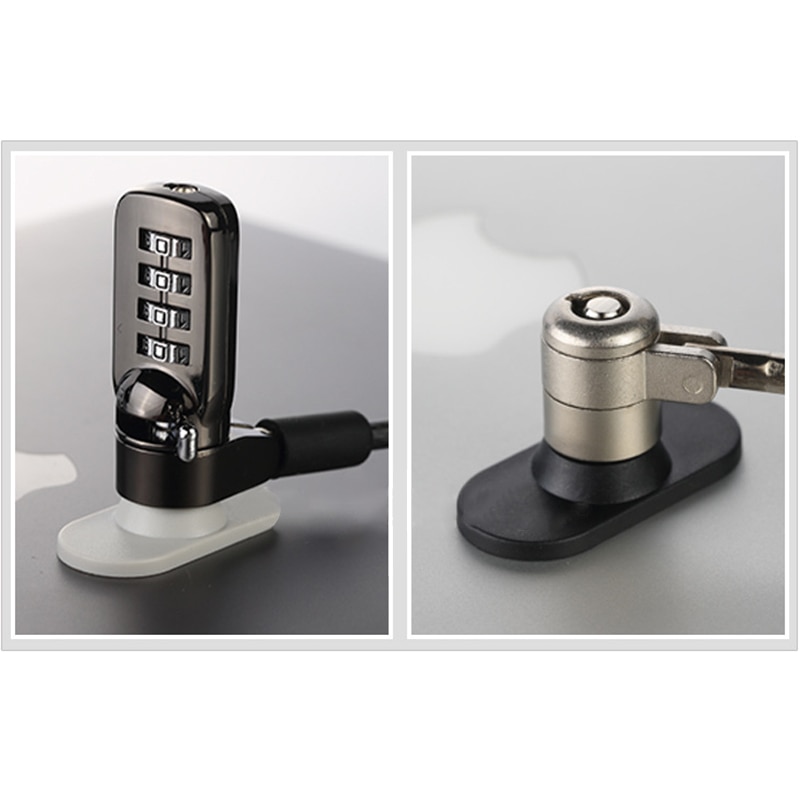 Laptop Tablet Anti-Theft Round Lock Key Hole Compatible for IPad Macbook Notebook Security Lock Base Parts Black Color Durable