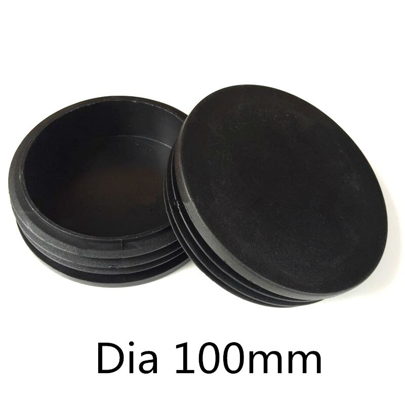 Diameter 100mm 90mm 76mm Foot Plugs Rubber Plugs Round Plastic Black Blanking End Cap Caps Tube Pipe Inserts Plug Bung: 12mm / STONE