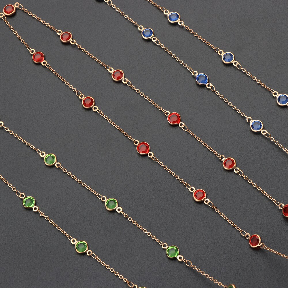 Crystal Kralen Bril Kettingen Vrouwen Mannen Mode Brillen Accessoires Antislip Zonnebril Ketting Koord Lanyard Strap 78Cm