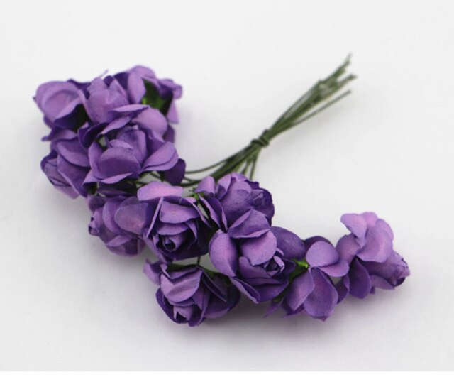 Suef 1Pc Handgemaakte Papier Mooie Bloem Doos Papieren Bloem Simulatie Trompet Rose Bruiloft Decoratie Bloemen @ 3: G 1pc