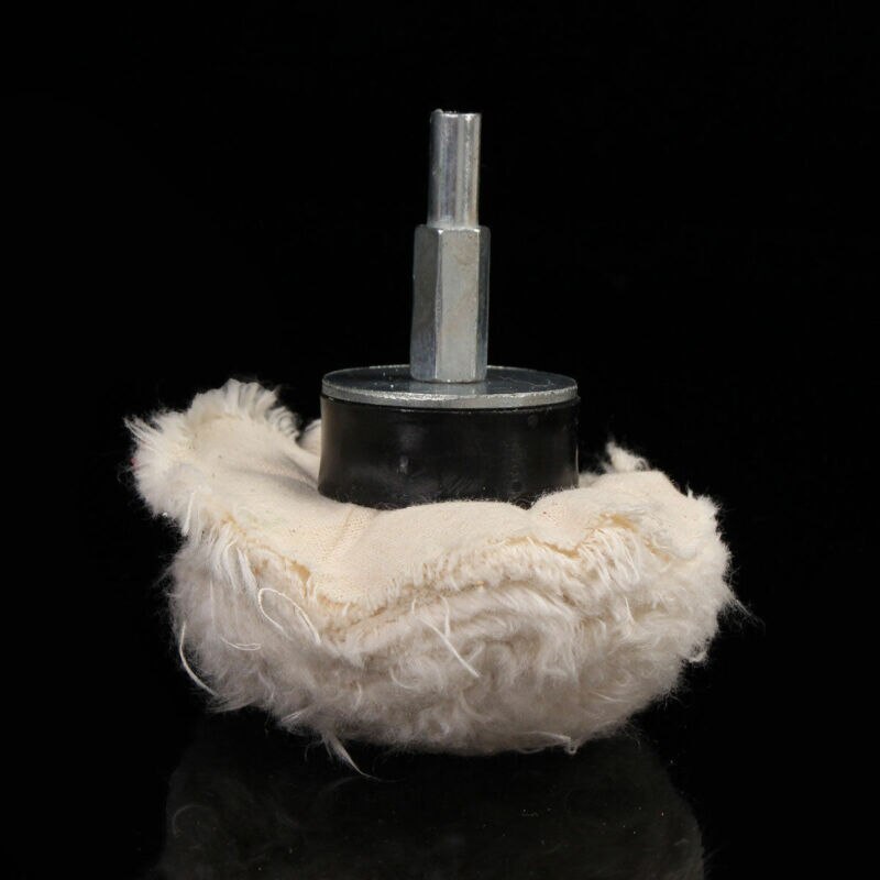 8 Pcs/set Buffing Pad Polishing Wheel with 2pcs Rouge Compound Polishing Buffing Pad for Car Aluminum Stainless Steel Polishing