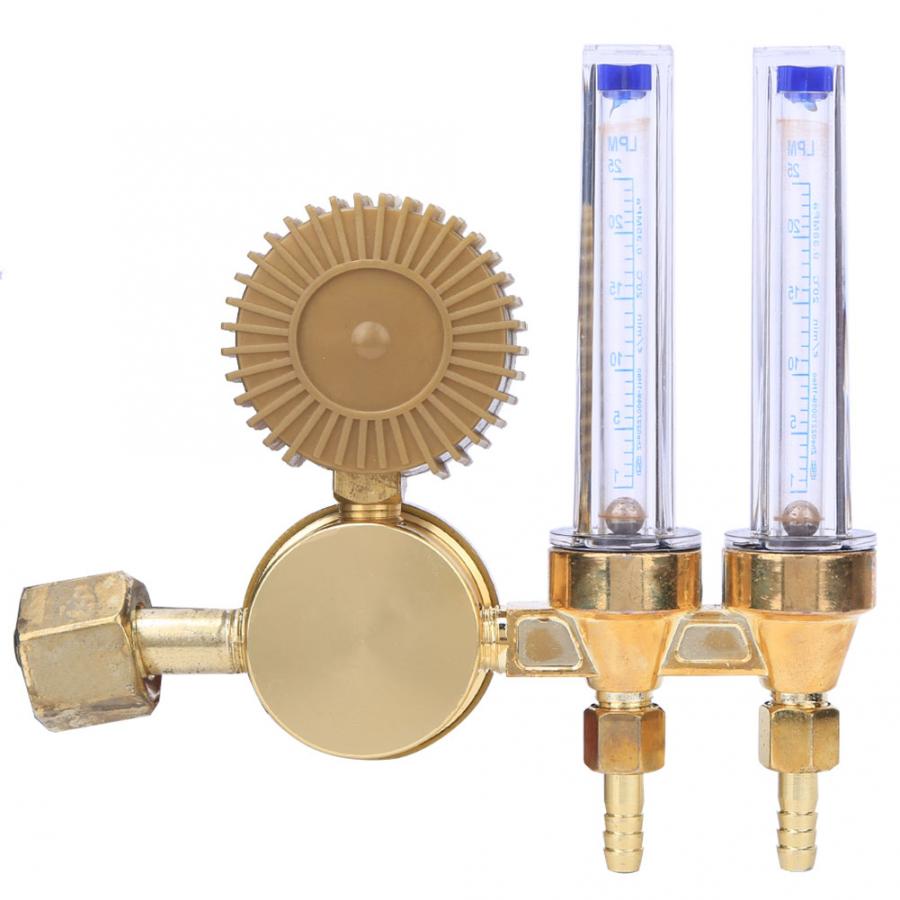 Argon Gas Pressure Reducer Double Pipe Argon Regulator Argon Pressure Reducer Flow Meter Welding Accessory