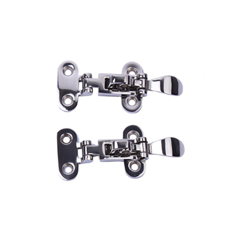 2X Boat Locker Hatch Anti Rattle Latch Fastener 316 Stainless Steel 4-3/8" Globa