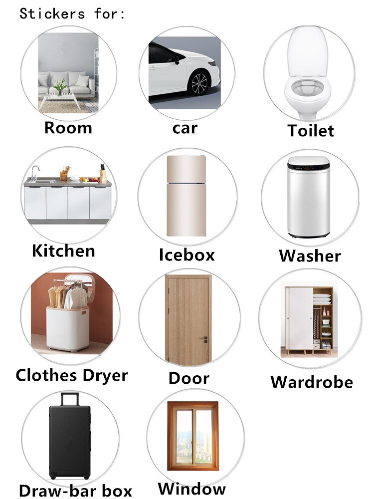 Stickers One Piece Police Box Painting WC Toilet Wall Car Sticker Home Decoration Accessories Picture Aesthetic Room Decor