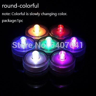 Silikonowe formy DIY świecznik choinka lampka do sypialni pojemnik formy żywica epoksydowa rękodzieło Charm narzędzie do wyrobu biżuterii: round-colorful