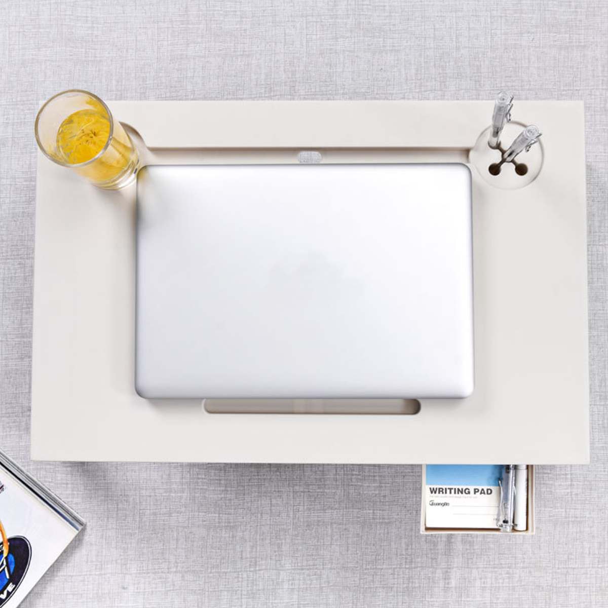 Premier Housewares Laptop Tray/Padded Base Laptop Tray for Bed/Lap