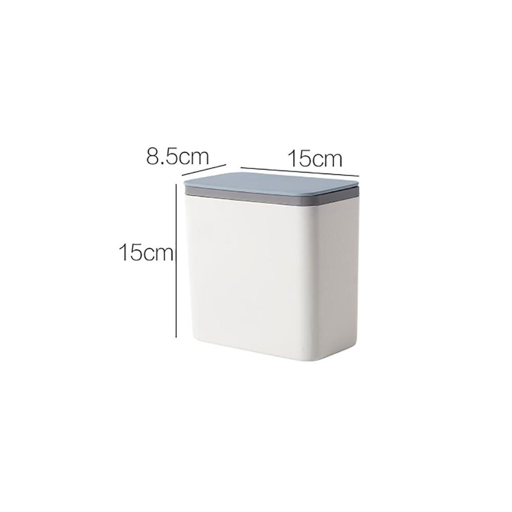 Mini poubelle de bureau Simple avec couvercle | Poubelle avec couvercle, poubelle corbeille à papier, maison