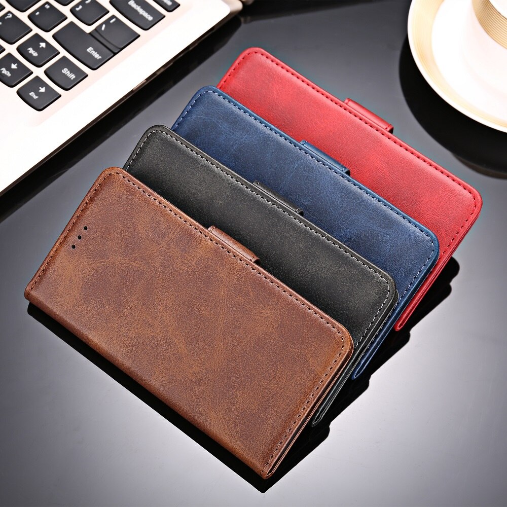 Stand Zakelijke Telefoon Holster Voor Umidigi Power Case Wallet Cover Voor Coque Umidigi Power Cover 6.3 "Leather & Silicone zakken Capa