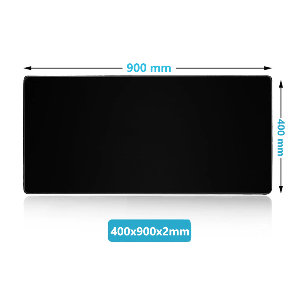 Grand tapis de souris de jeu en caoutchouc antidérapant, pour ordinateur de bureau, bord cousu, grand tapis de souris de jeu pour CS GO LOL Dota: Bleu marine