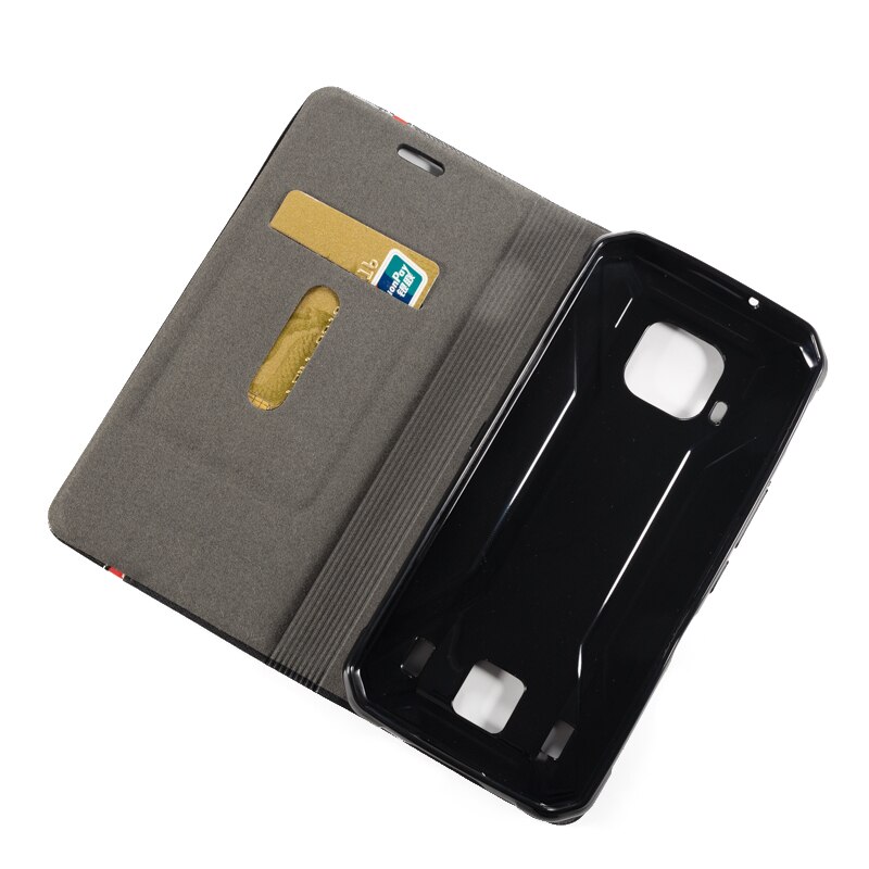 Cowboy pu leren telefoonhoesje voor doogee  s95 pro flipcase voor doogee  s95 business case zachte siliconen achterkant
