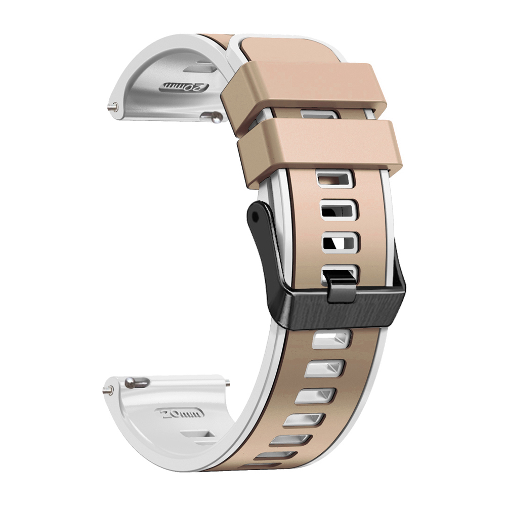 Til huawei watch  gt 5 gt5 pro 46mm rem silikone urrem armbånd til huawei watch  gt3 gt2 pro  gt4 46mm smartwatch-tilbehør: Khaki