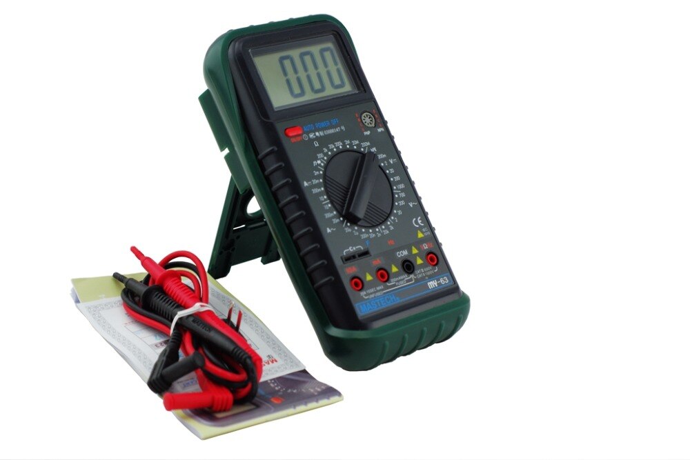 MASTECH MY63 Digital Auto Ranging Multimeter DMM Test Capacitance Frequency