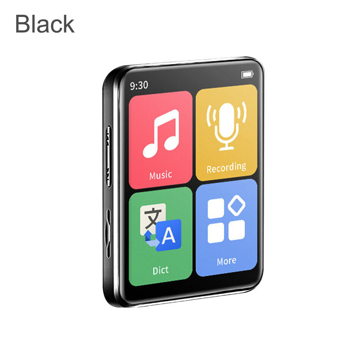 MP4 Odtwarzacz MP3 Bluetooth 5.0 Ekran dotykowy Mini Walkman Student Sport Lossless Muzyka HIFI Radio FM Przenośny Mp3 Prezent Gorąca sprzedaż: WHITE