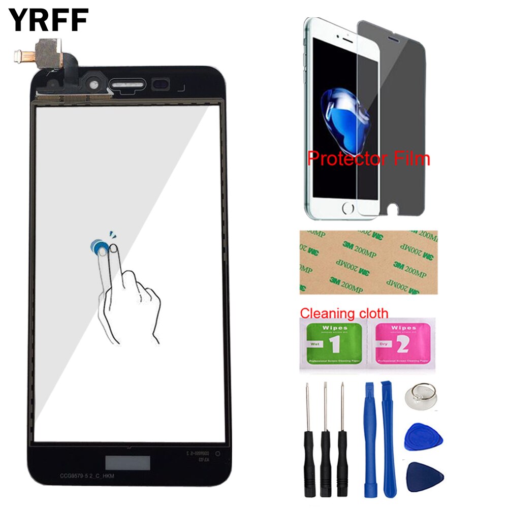 YRFF pantalla táctil móvil para Huawei Honor 6C Pro JMM-L22 Panel táctil pantalla táctil perfecto herramientas de reparación