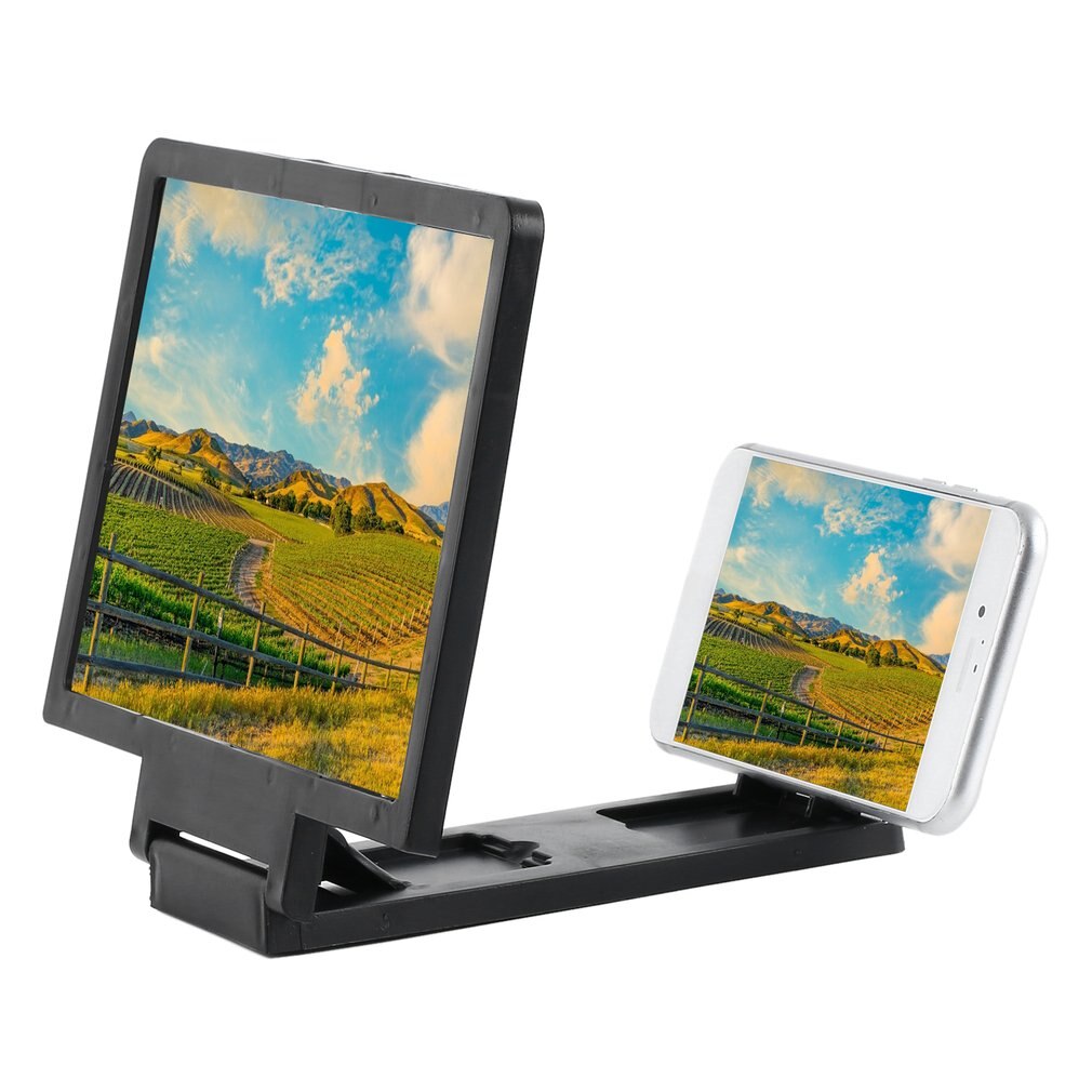 Mobiele Telefoon Screen Magnifier Mobiele Telefoon Screen Video Vergrootglas Fold Uitbreiden Uitbreiden Mobiele Telefoon Houder Voor Smart Telefoon