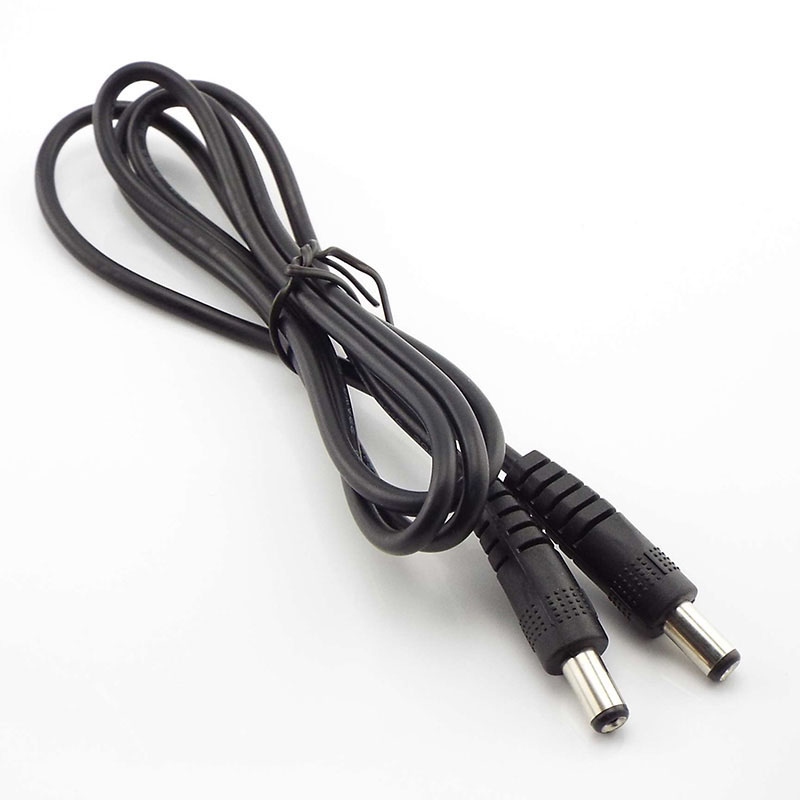 5,5 x 2,1 mm DC 12 V 3 A Stecker auf Stecker Netzteil DIY Kabel Verlängerungskabel CCTV-Kamera-Adapter-Anschluss Netzkabel 0,5 m 1 m 2 m: Lavendel