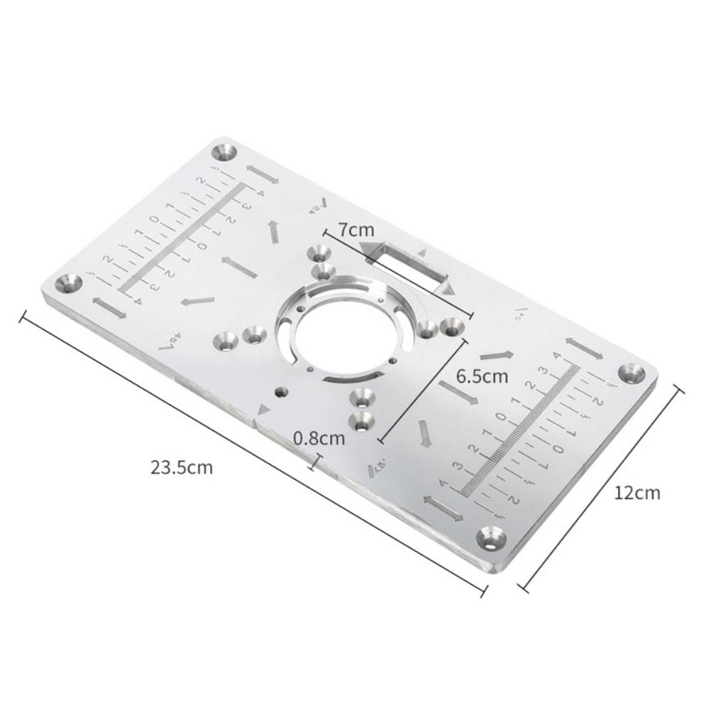 Multifunctional Milling Machine Table Insert Plate Woodworking Benches Aluminium Wood Router Trimmer Models Engraving Tools