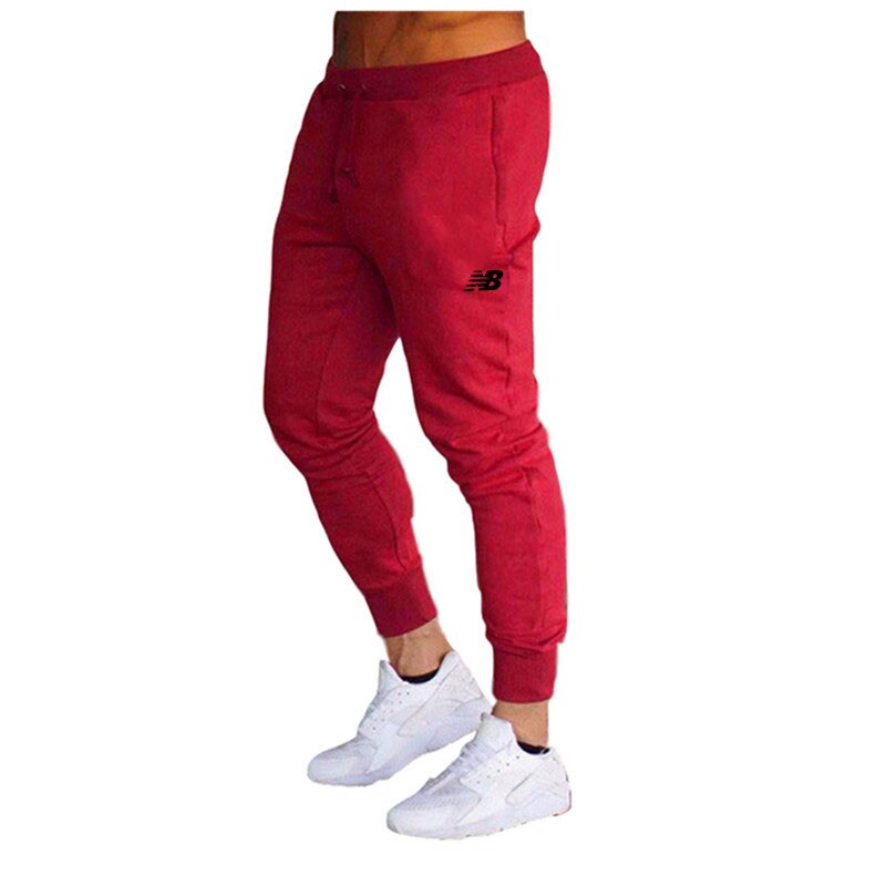 Mens Jogger Pnats Joggingbroek Man Sportscholen Workout Fitness Katoenen Broek Mannelijke Casual Mode Skinny Track Broek