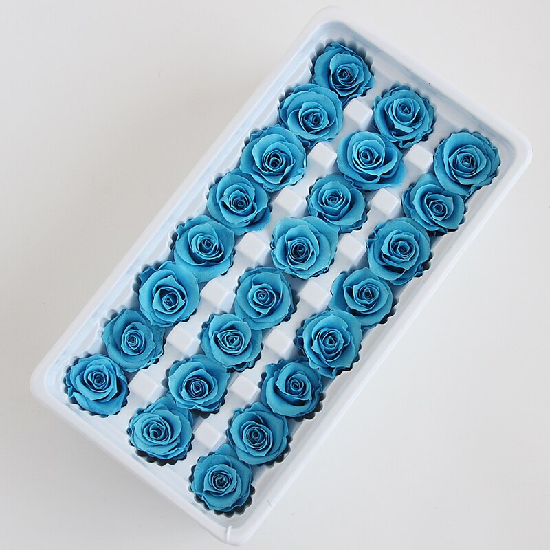 24pcs/box Preserved Flowers Eternal Life Flower Rose in box Immortal Flowers mothers day Material Box DIY Level B 2-3: P