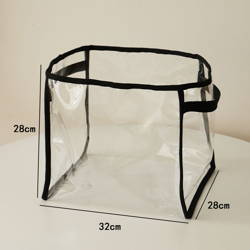 Lagerung Korb kinder Spielzeug Transparent Lagerung Eimer Große Kapazität Haushalt Tragbare Falten Buch Lagerung Box: Rosa