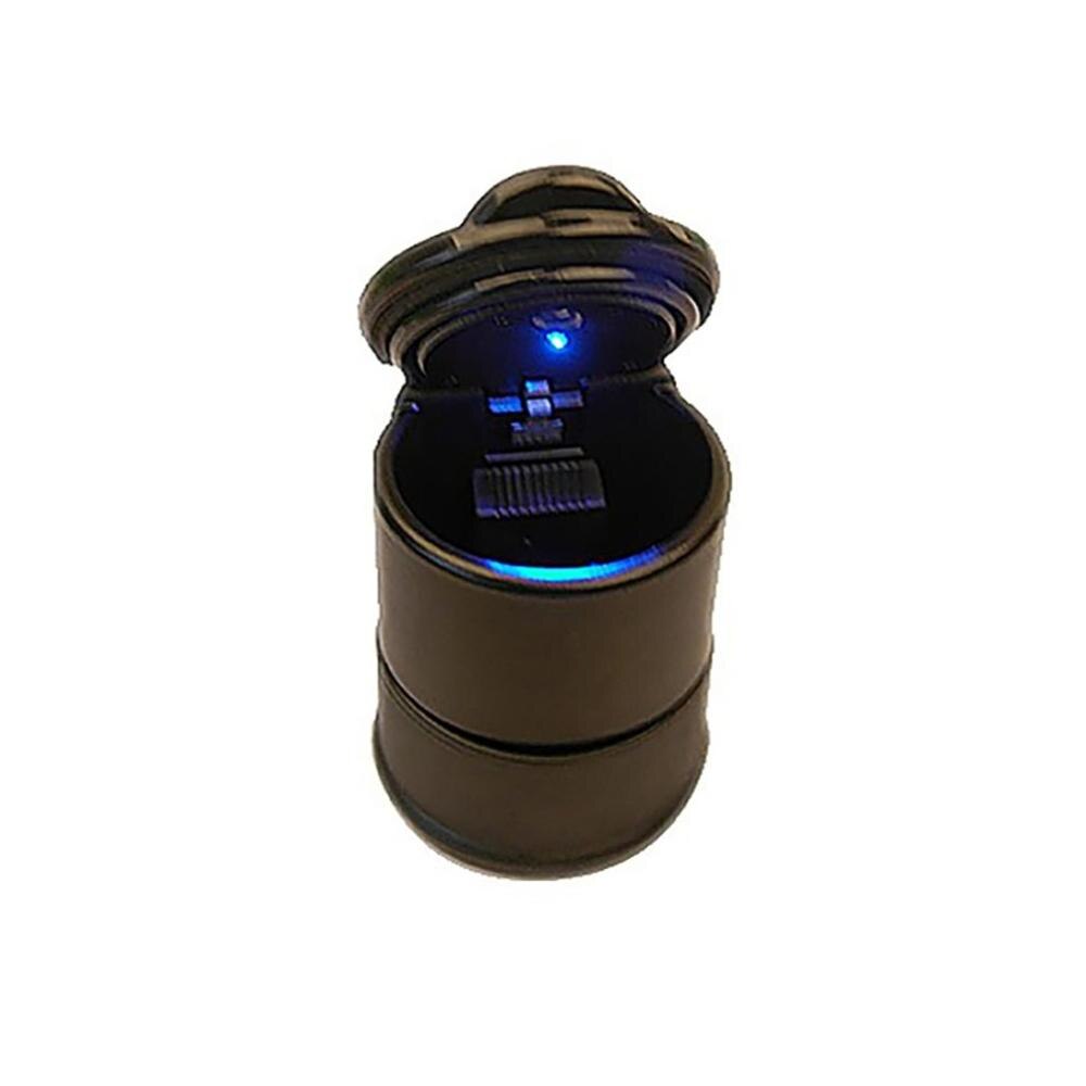 Auto asbak auto interieur accessoires auto led met licht hoge temperatuur bestendige asbak: Met licht