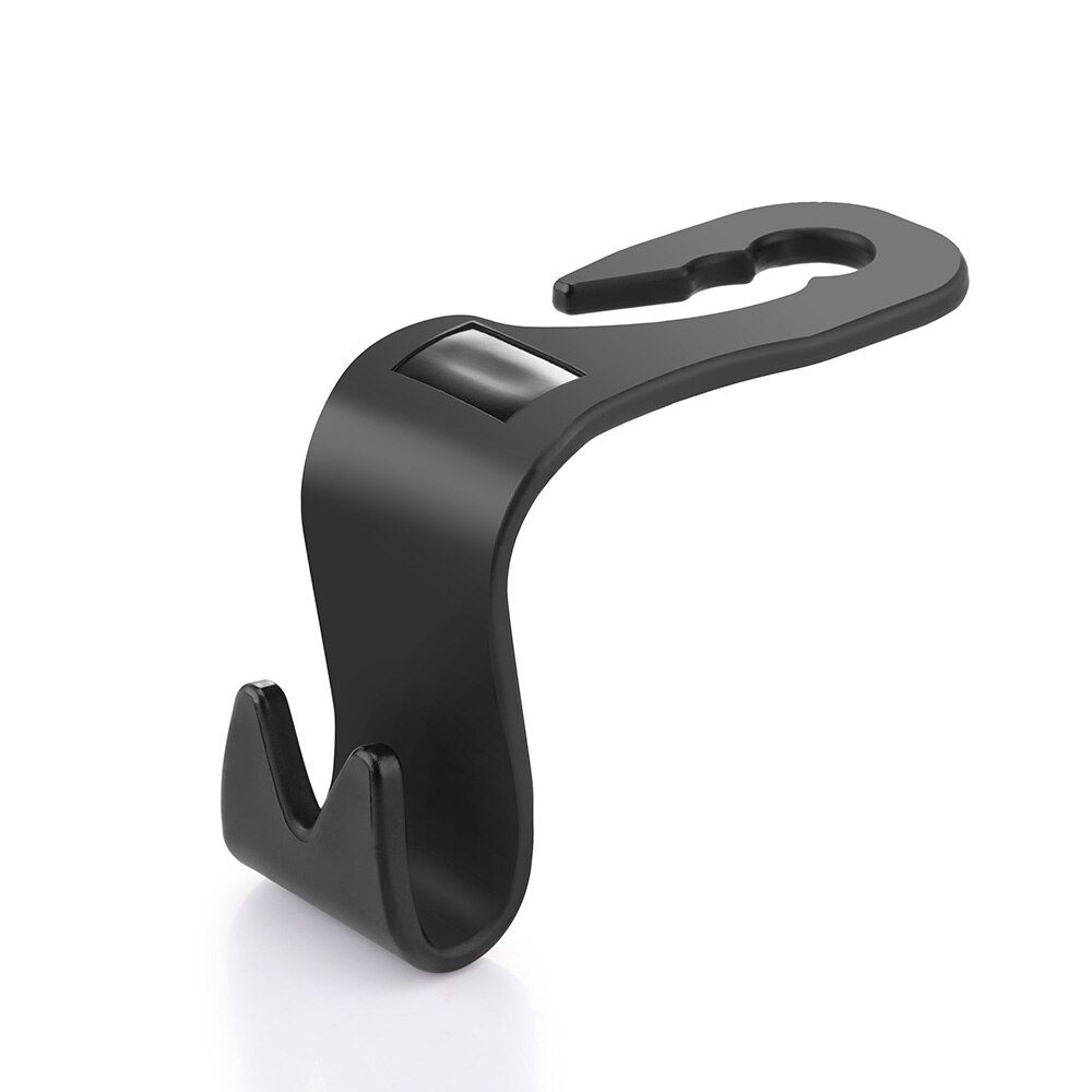 4 Uds. De ganchos para el asiento trasero del coche, soporte para bolsa, tela para bolso, tienda, perchas flexibles para automóviles, fija en el reposacabezas, accesorios de estilo de coche