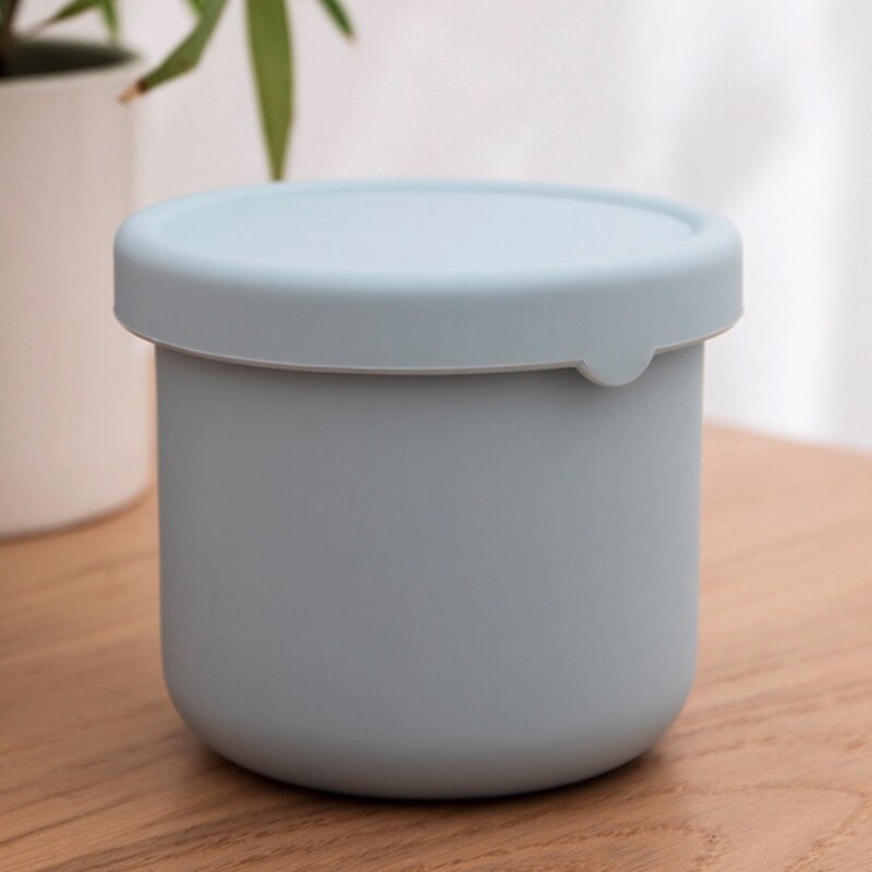 Silicone Food Storage Freezer Containers with Lids Silicone Portable Bowl Airtight Leakproof Food Jars Dishwasher Microwave Safe: blue