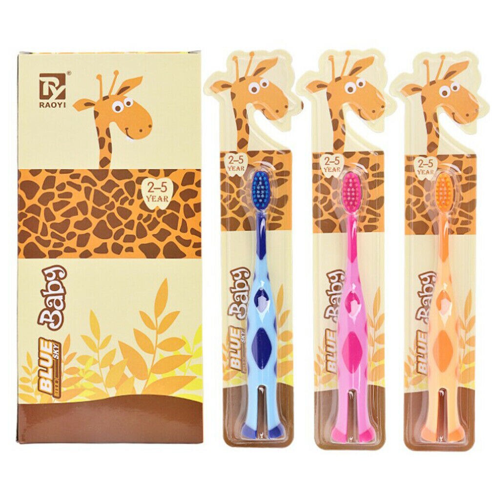 Newest Soft Cute Cartoon Children Anti-skid Effective Toothbrush Kids Teeth Toothbrush Oral Care For 3-12 Years Old