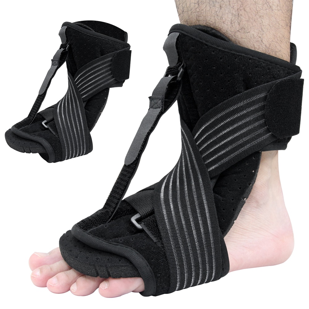 Justerbar plantar fasciitis 1pc fod skinne lindre smerter elastisk dorsal fod ortose stabilisator fod supporter