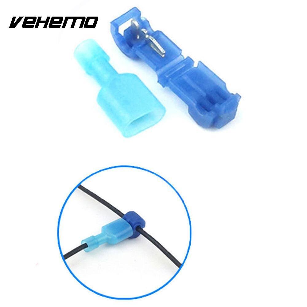Vehemo 50PCS Wire Connector Tap Cable Connector Practical Replacement Electric Wire Premium Snap
