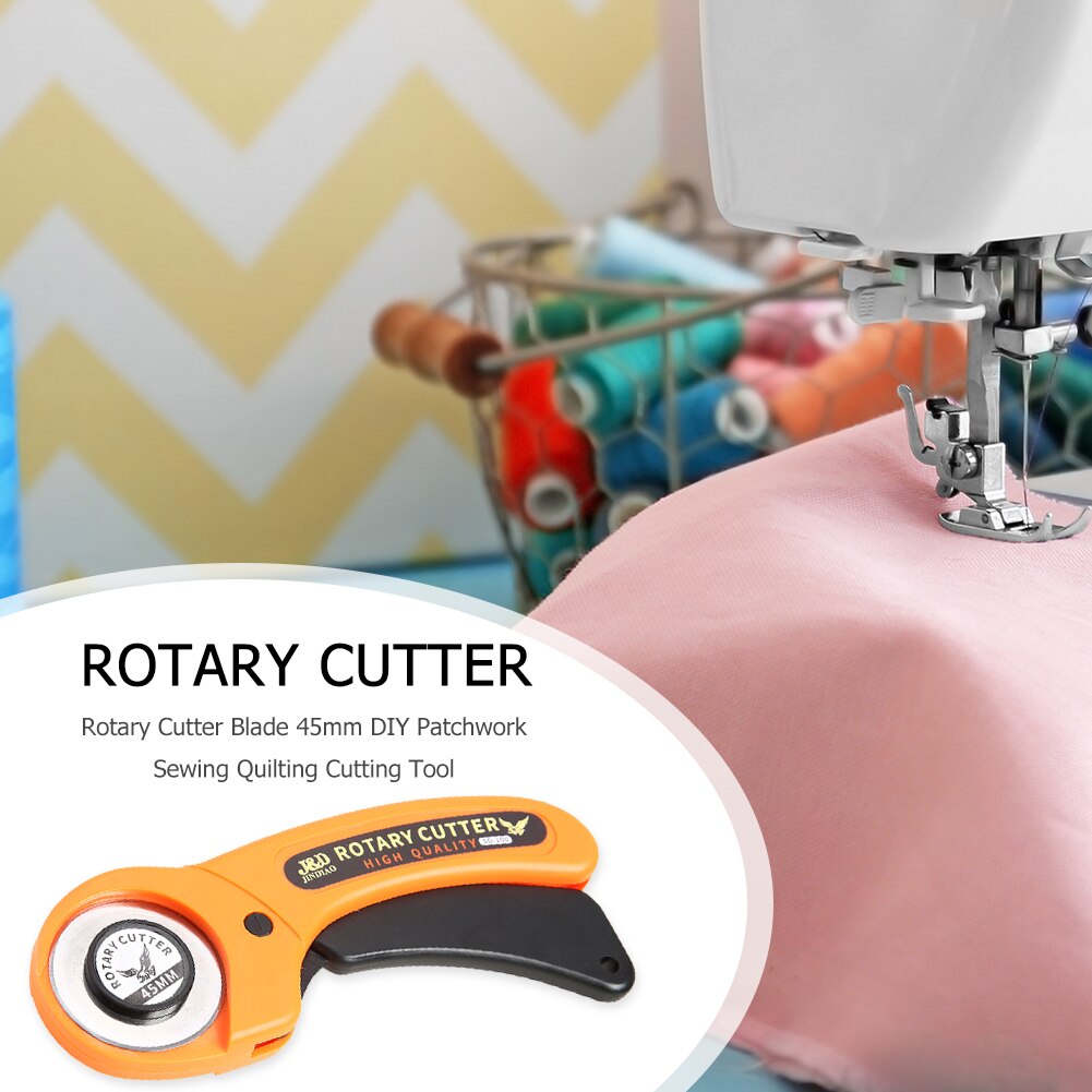 LeatherCraft 45mm Rotary Cutter Leather Cutting Tool Fabric Cutter Circular Blade DIY Patchwork Sewing Quilting Tool