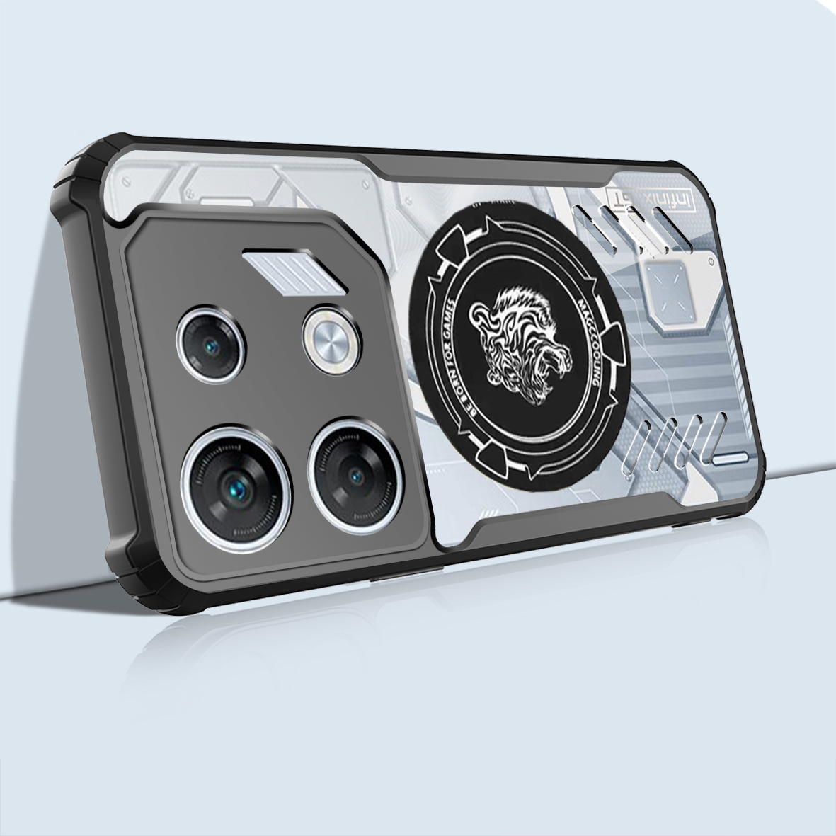 Para infinix GT 30 Pro funda grafeno disipación de calor protectora anticaídas Esports para infinix GT 20 10 Pro cubierta NO.04