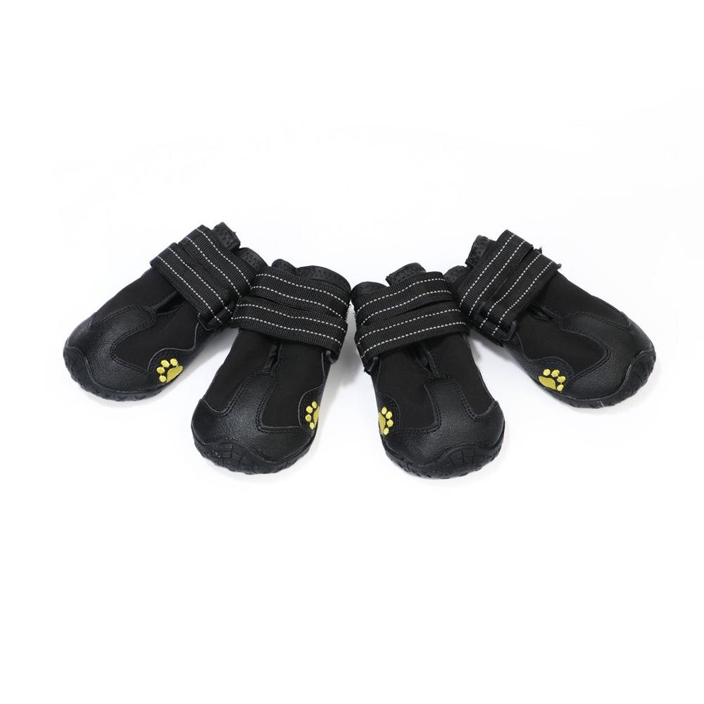 4 stks/set Reflecterende Hond Schoenen Outdoor Waterdichte Regen Schoenen Laarzen Sokken Voor Grote Honden slijtvaste Anti-slip schoeisel: 5