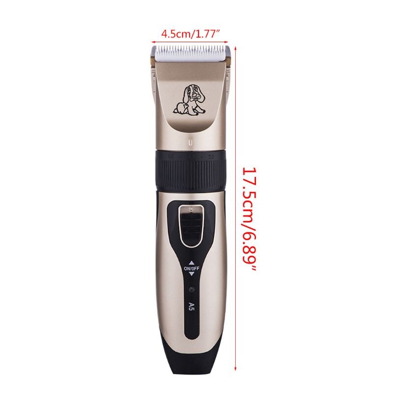 Elektrische tondeuse voor huisdieren, hondentrimmer, trimset voor kappers, oplaadbare draadloze tondeuse