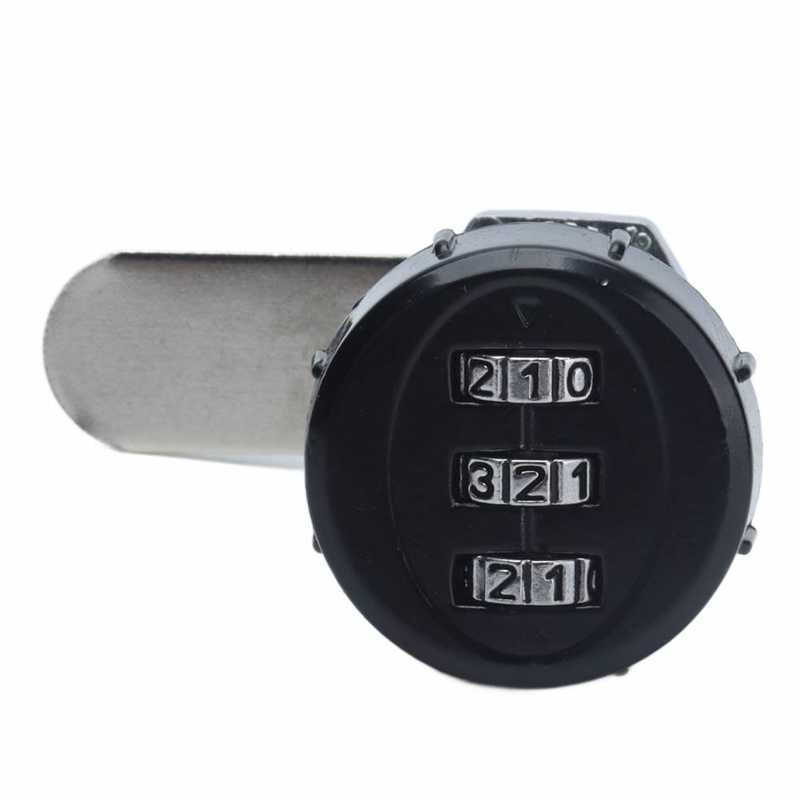 Mechanical Password Cam Lock 3 Digit Combination Camlock Portable Keyless for Safe Deposit for Wardrobe for Safe Deposit Box
