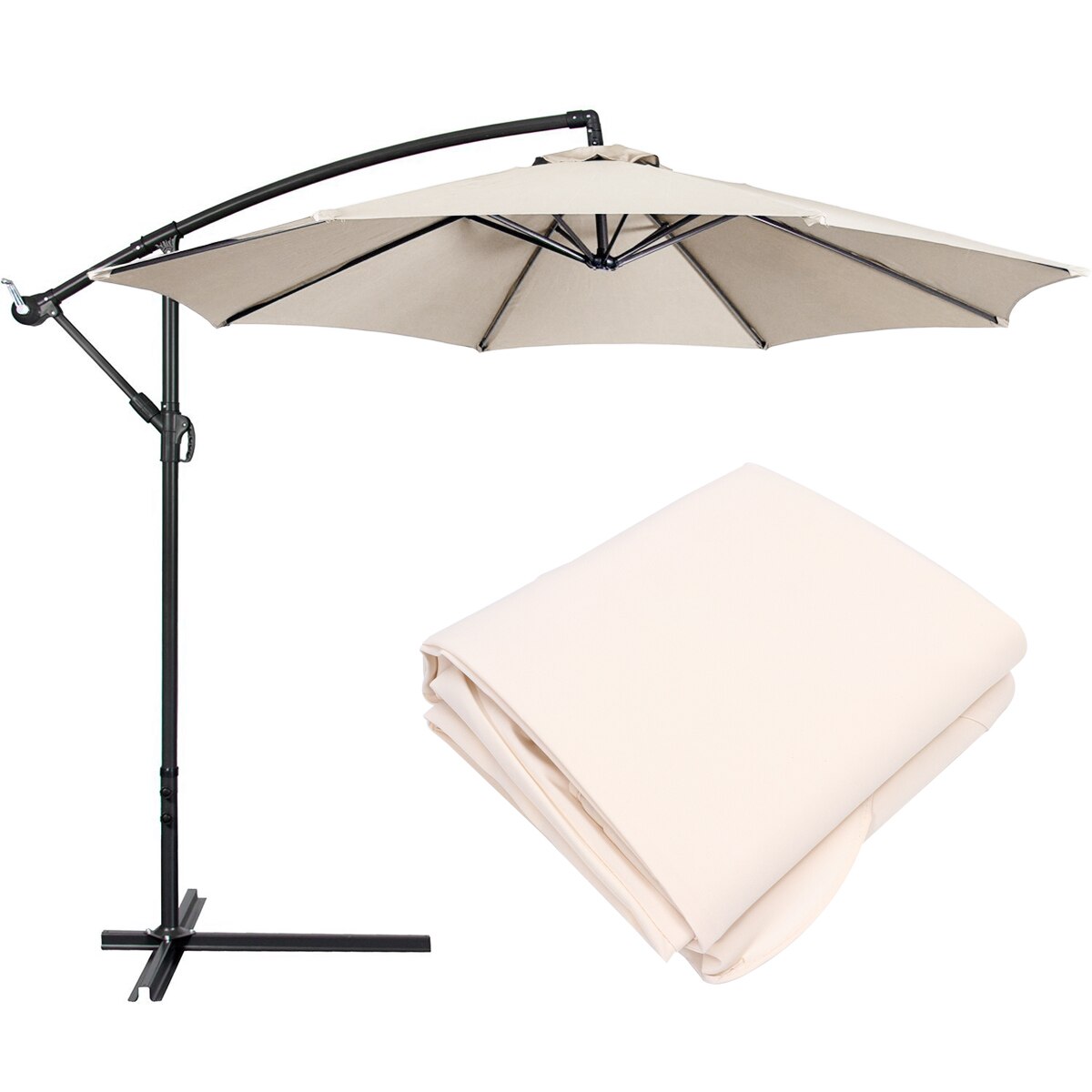 Beach Umbrella Canopy UV Protection Umbrella Canopy Outdoor Umbrella Canopy without Umbrella Stand