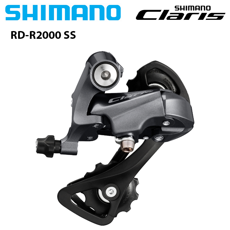 Shimano Claris R2000 SORA R3000 Tiagra 4700 105 R7000 SS GS desviador trasero de jaula media corta para bicicleta de carretera 8/9/10/11 velocidades: Rojo