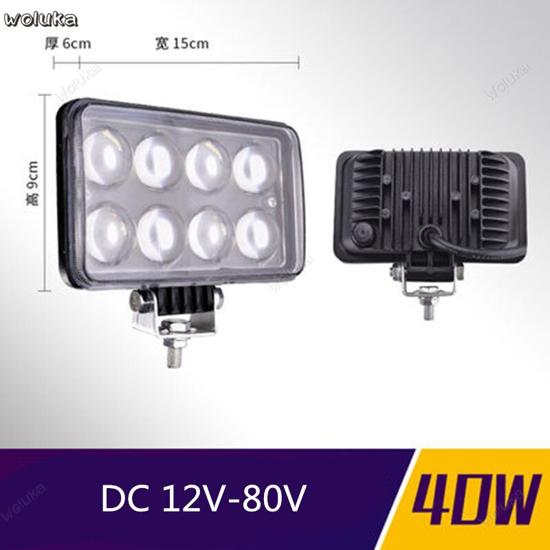 LED truck spotlight car 12V 24V super bright fog light reversing light tractor modified long strip spotlight CD50 Q04: I